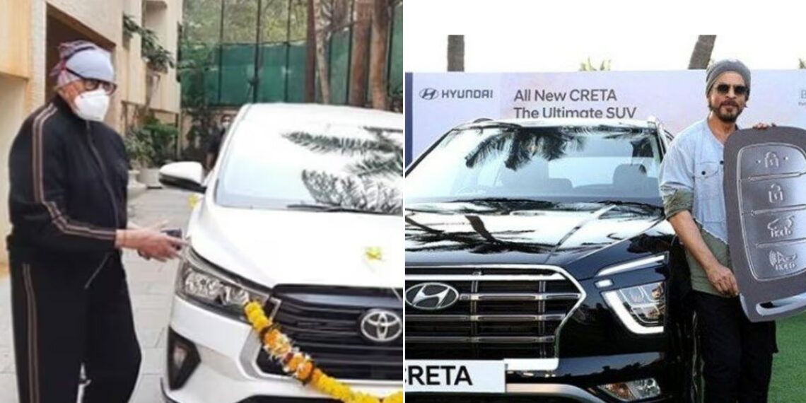 Amitabh Bachchan Toyota Innova Crysta Shahrukh Khan Hyundai Creta