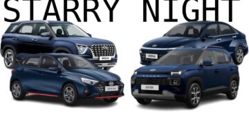 Hyundai Exter Verna I20 N line Alcazar Starry Night