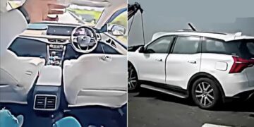 Mahindra XUV700 ADAS MIsuse Accident