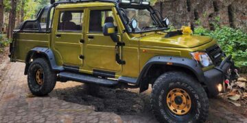 crazy modified mahindra bolero camper