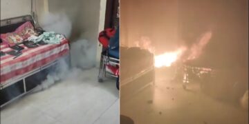 EV Battery Charging at Home Catches Fire