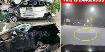 Mahindra Scorpio N Driven by Student for Horrific Crash