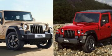 Mahindra Thar Earth Edition Vs Regular Model   Specs Price Design Comparison