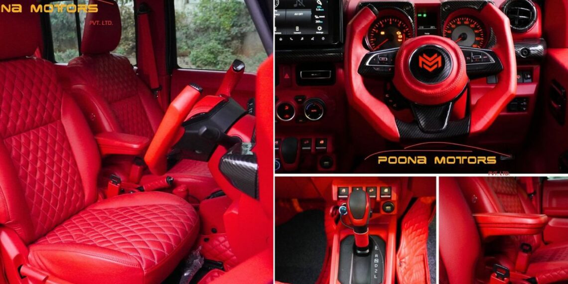 Maruti Jimny 5 door All red Interior