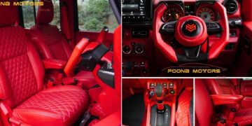 Maruti Jimny 5 door All red Interior