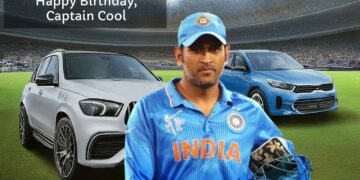 Ms Dhoni with Mercedes G wagon Amg and Kia Ev6