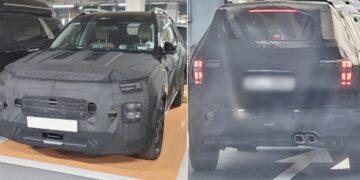 Hyundai Alcazar Facelift Spotted Testing