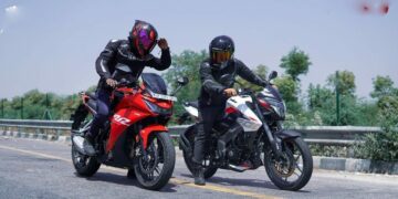 Hero Karizma vs Bajaj Pulsar NS200 Drag Race