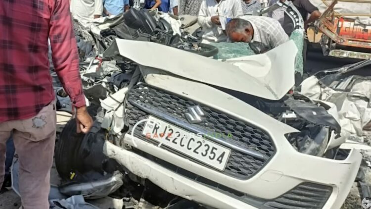 Maruti Swift Accident Rajasthan