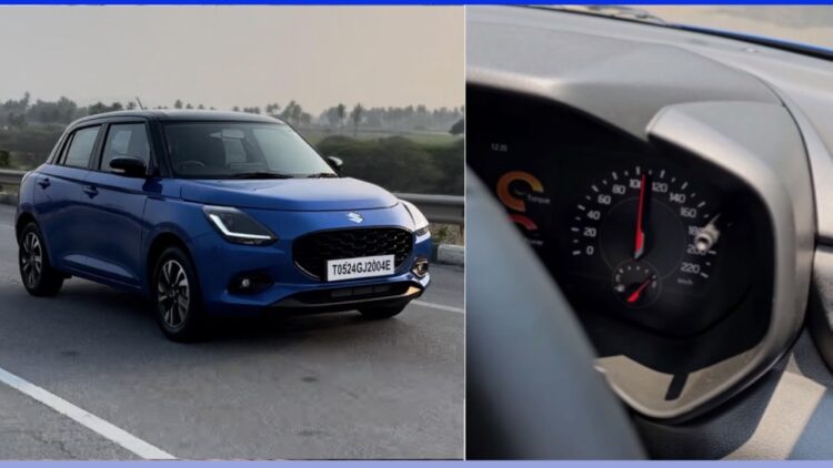 New Maruti Swift 0 100 Km h Acceleration Test