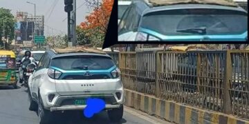 Tata Nexon EV Wet Sack on Roof