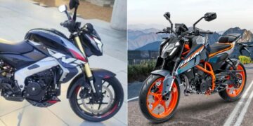 Bajaj Pulsar NS400Z vs KTM Duke 390 Comparison