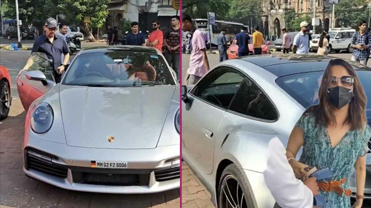 Madhuri Dixit 992 Porsche 911 Turbo S