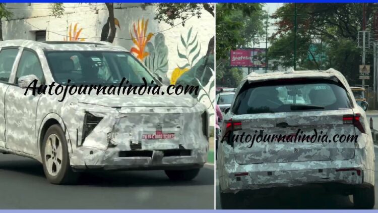 Mahindra Xuve8 Spotted Testing