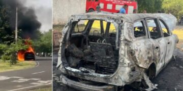 Mahindra XUV700 Catches Fire