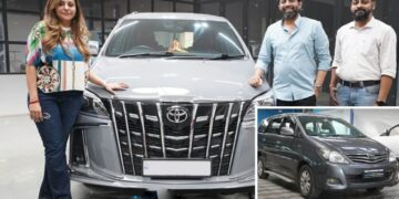 Old Toyota Fortuner Converted into new Model with Alphard Kit