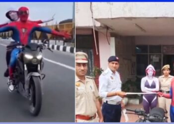 RE Bullet Owner Dressed as Spiderman Caught by Police