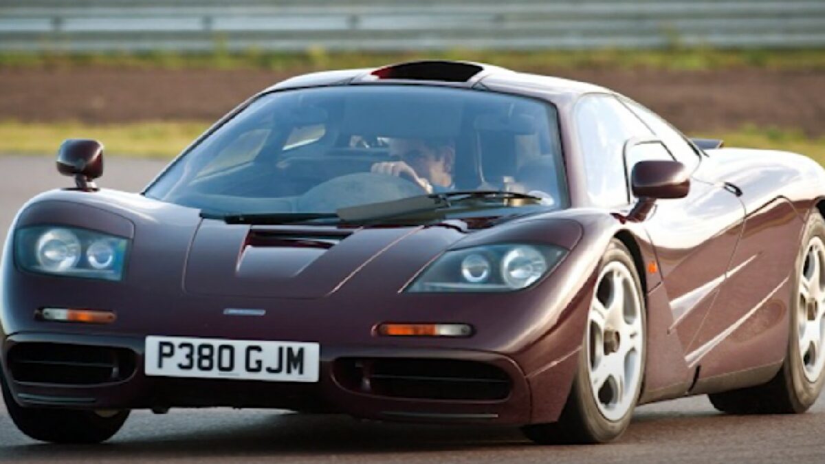 Rowan Atkinson in His Mclaren F1