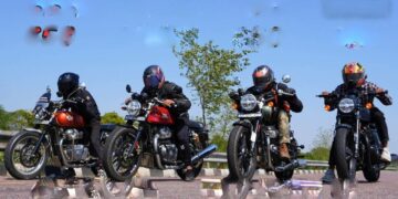 Royal Enfield Interceptor, Meteor, Shotgun, Continental Drag Race