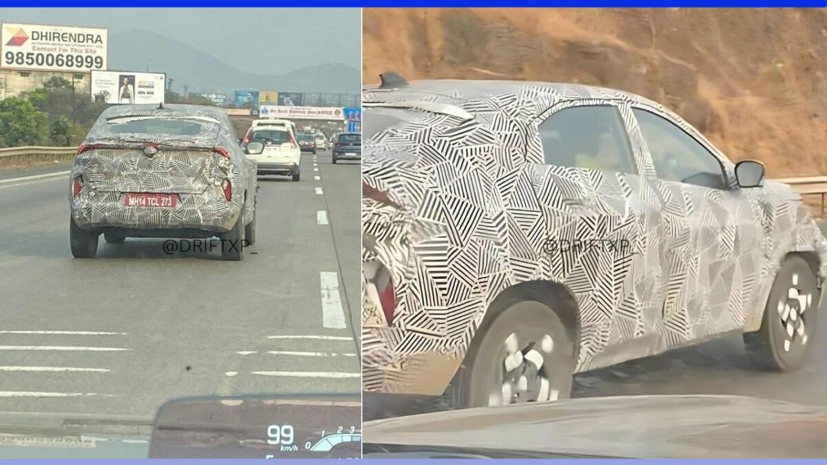 Tata CURVV Spotted Highway Testing