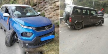 Tata Punch Mahindra Bolero Crash