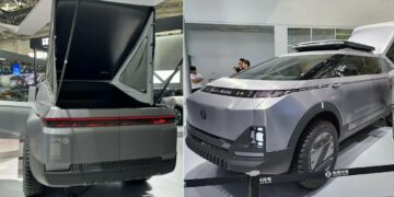 Tesla Cybertruck Copycat from China from Dongfeng