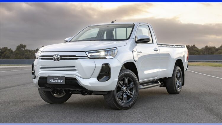 Toyota Hilux Ev Breaks Cover in Thailand