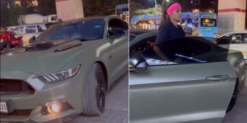 Vada Pav Girl Chandrika Dixit Ford Mustang