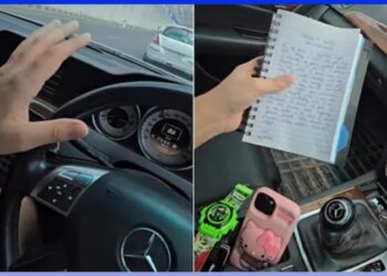 Vlogger Drives Mercedes and Writes 300-word Essay