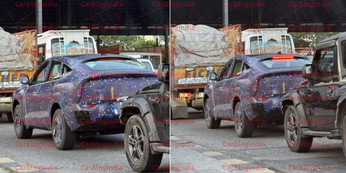 Mahindra BE.05 Spied Testing - Sequential LED Turn Indicators Revealed