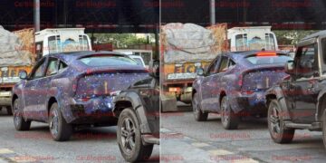 Mahindra Be05 Spied Testing   Sequential Led Turn Indicators Revealed