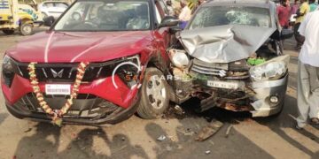 Måahindra Xuv3xo Accident with Maruti Celerio