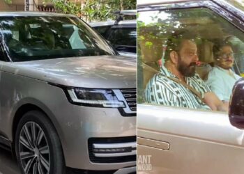 Sanjay Dutt New Range Rover
