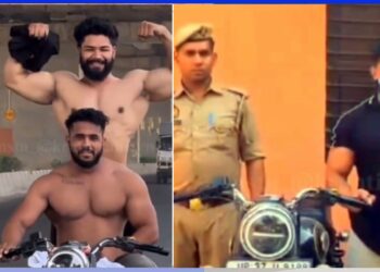 Shirtless Influencers Royal Enfield Nabbed