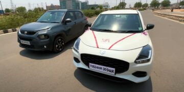 Tata Punch Vs New Maruti Swift Drag Race