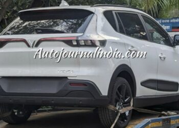 VinFast VF e34 Spied India Flatbed