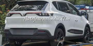 VinFast VF e34 Spied India Flatbed