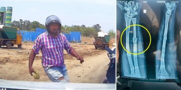 Goons Attack Tata Harrier Owner