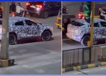 Mahindra BE.05 Electric SUV Spotted Testing