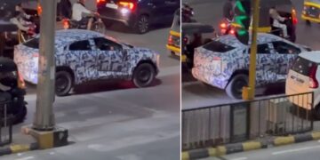 Mahindra Be05 Electric Suv Spotted Testing