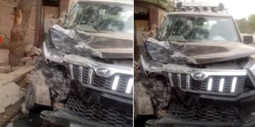 Mahindra Bolero Neo Crashes Into Wall