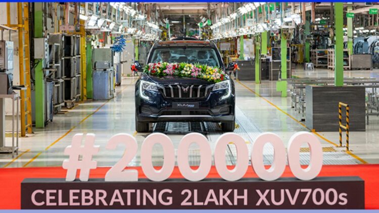 Mahindra Xuv700 Achieves 2 Lakh Sales