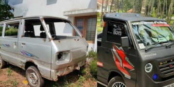 Modified Maruti Omni with Electric Powertrain