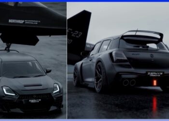 New Maruti Swift with Fighter Jet Body Kit