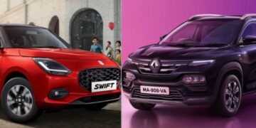 New Maruti Swift vs Renault Kiger Comparison