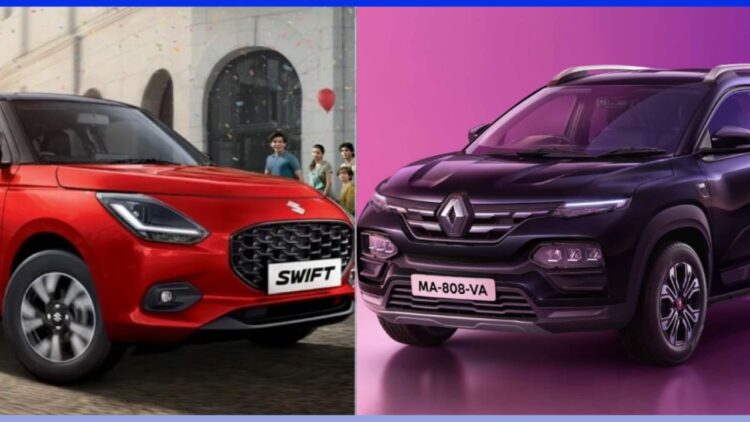 New Maruti Swift Vs Renault Kiger Comparison