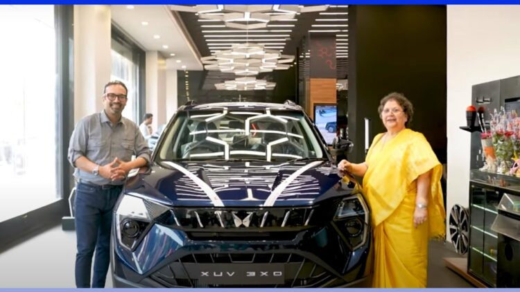 Pratap Bose Gifts His Mom Mahindra Xuv3xo