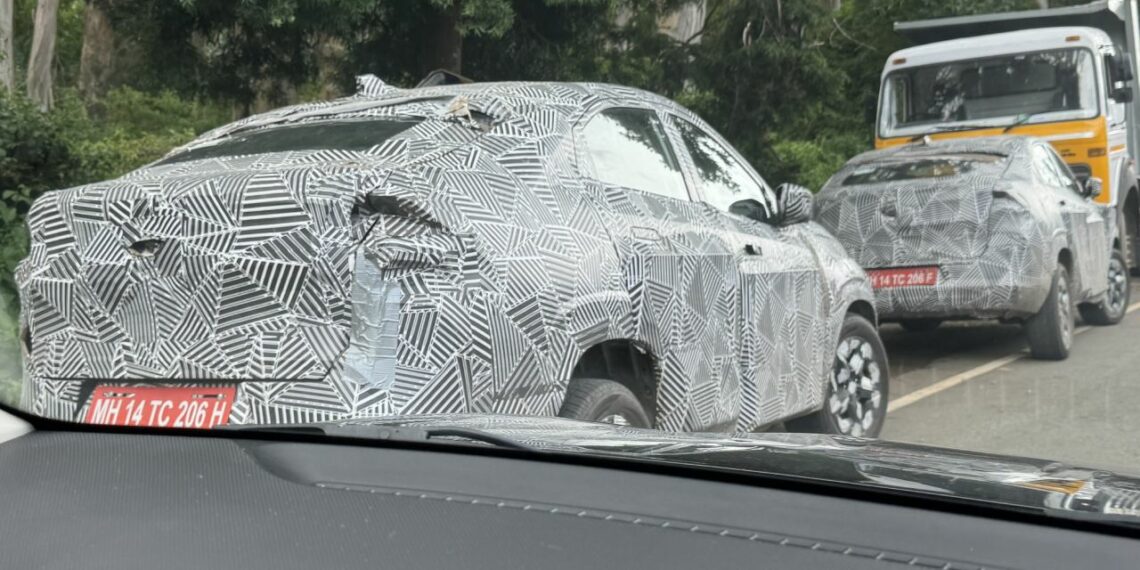 Tata Curvv Spied Testing