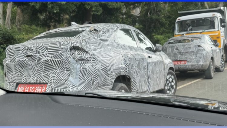 Tata Curvv Spied Testing