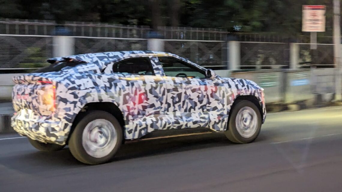 Upcoming Tata Curvv Spied Testing, Refuses To Shed Camo